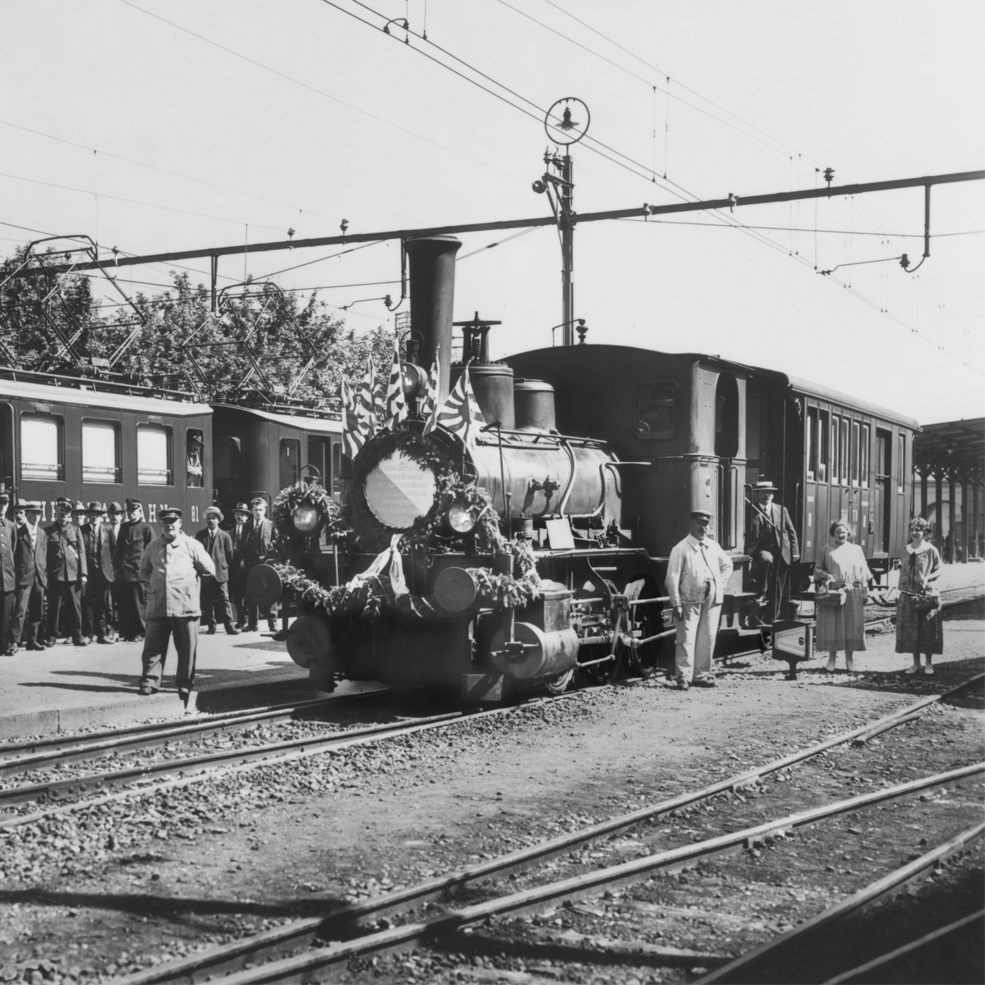 Nostalgische Dampflokomotive